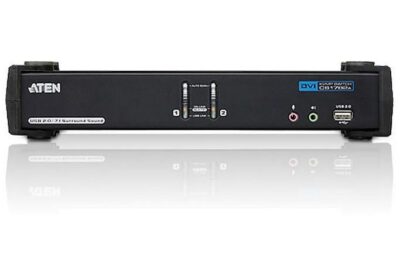 Switch KVM USB DVI Dual Link a 2 porte con audio e hub USB, CS1782A