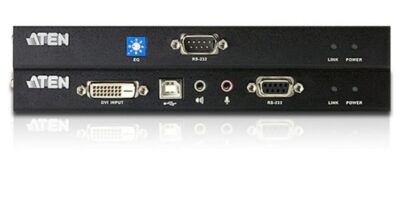Estensore KVM USB DVI con audio e RS-232 60m, CE600