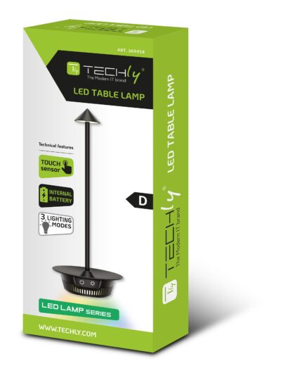 Lampada LED Multicolore da Tavolo Dimmerabile Batteria Ricaricabile Alimentazione USB-C™