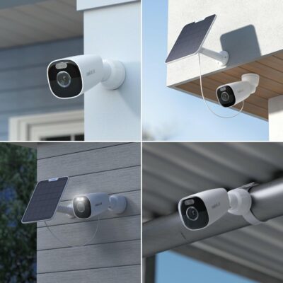 Telecamera di Sicurezza a Batteria 8MP 4K IP66 da Esterno, Serie B360