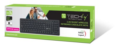 Tastiera Wireless Layout Italiano Nero