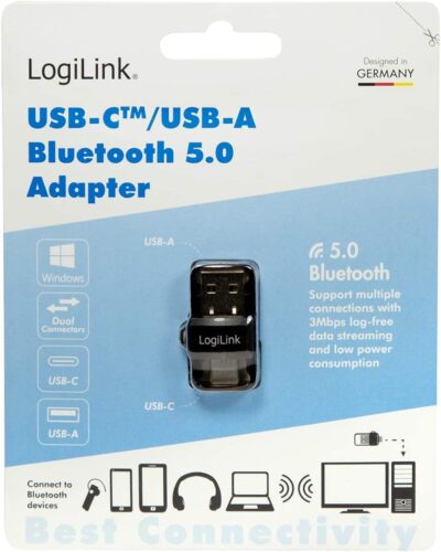 Adattatore Bluetooth 5.0 USB 3.2 USB-A e USB-C™