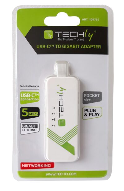 Adattatore Convertitore USB-C™ Ethernet Gigabit RJ45 Lan