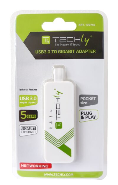 Adattatore Convertitore USB 3.0 Ethernet Gigabit RJ45 Lan