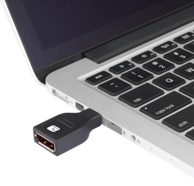 Adattatore DisplayPort F/Mini DisplayPort M (Thunderbolt) 4K Nero
