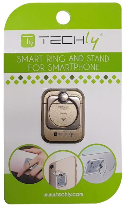 Anello e Supporto per Smartphone Oro