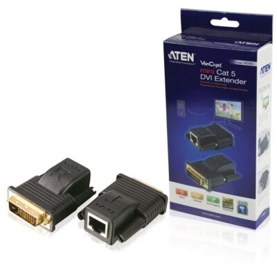 Mini Estensore Video DVI Cat5E/6 (20m), VE066