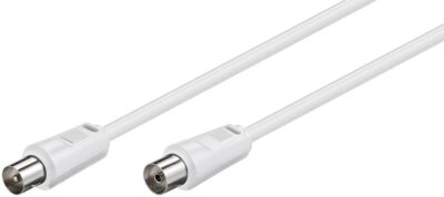 Cavo Antenna TV M/F 2,5 mt bianco