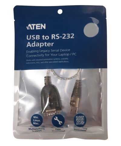 Convertitore Adattatore da USB a Seriale RS-232 con LED 33 cm, UC232A-AT