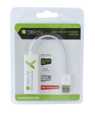 Convertitore da USB2.0 a Fast Ethernet 10/100 Mbps