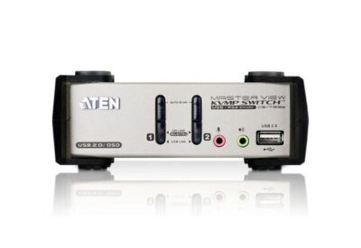 KVM VGA audio Switch 2 porte USB/PS2 OSD, CS-1732B