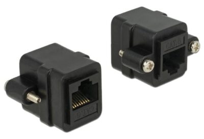 Adattatore RJ45 F/RJ45 F da Pannello Cat.6 UTP