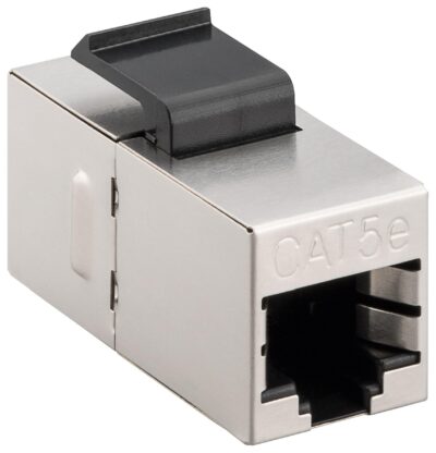 Accoppiatore RJ45 Cat5e Keystone F/F FTP Schermato