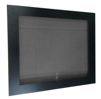Porta Grigliata per Armadio a Muro 9 unità Nero