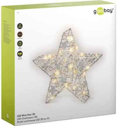 Lampada Decorativa a Forma di Stella Funzionamento a Batteria