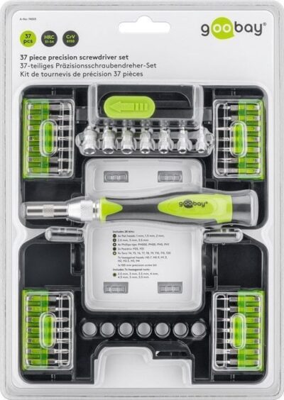Kit Mini Valigetta 37 Cacciaviti di Precisione