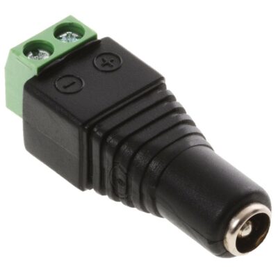 Adattatore Alimentazione Plug DC 2.5x5.5mm Femmina Terminal Block 2 pin