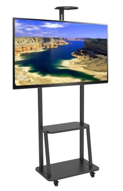 Supporto a Pavimento con Mensola per TV LCD/LED/Plasma 32-70''