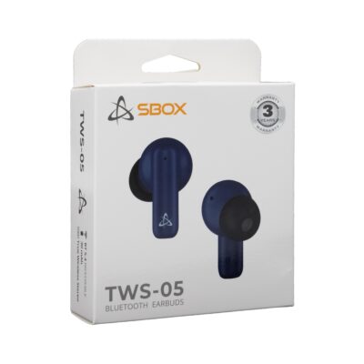Auricolari Bluetooth v5.4 con Custodia di Ricarica EB-TWS05 Blu