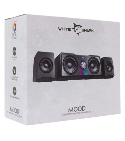 Sistema Altoparlanti Gaming Stereo Illuminazione RGB 7 Colori USB 3,5 mm