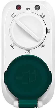 Timer Sensore Crepuscolare 7 Diverse Impostazioni IP44 Esterno Interno