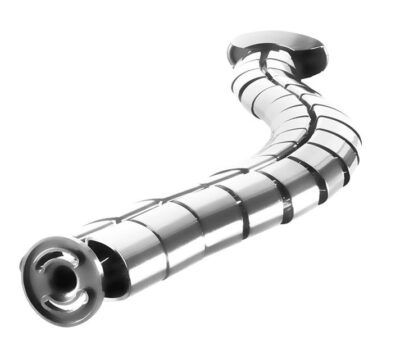 Guaina Raccoglicavi diametro 75mm  Lunghezza 720mm Silver
