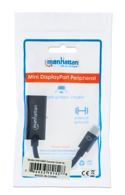 Adattatore Mini DisplayPort a HDMI Passivo Nero