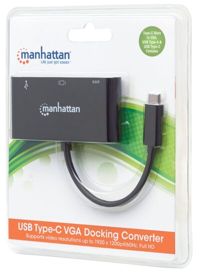 Adattatore Convertitore USB-C™ a VGA, USB-A, USB PD