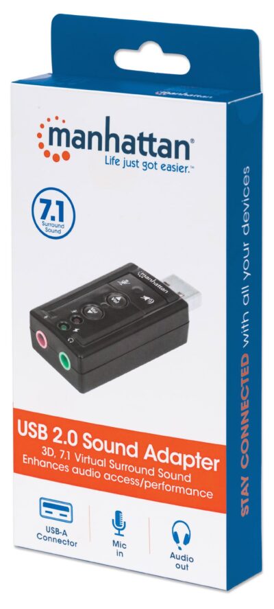 Scheda Audio Stereo USB 2.0 Virtual 7.1 Canali