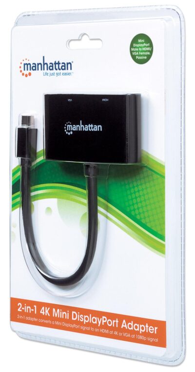 Adattatore Mini DisplayPort 2-in-1 4K HDMI VGA