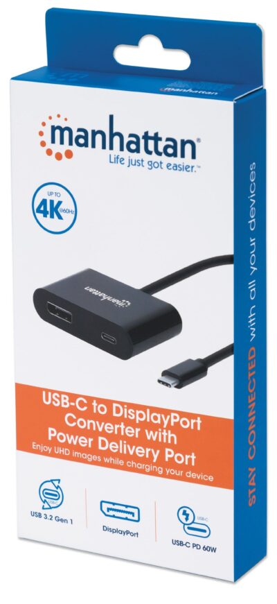 Adattatore Convertitore USB-C™ M a DisplayPort F con Power Delivery