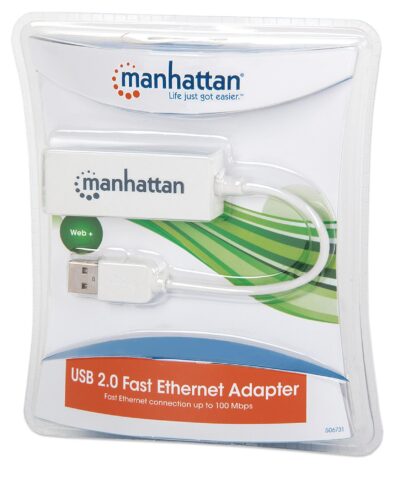 Adattatore USB 2.0 con porta Ethernet LAN 100Mbps