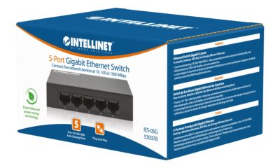 Ethernet Switch Gigabit con 5 porte Desktop