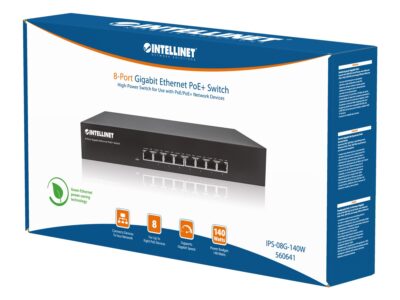 Switch 8 porte Gigabit PoE+