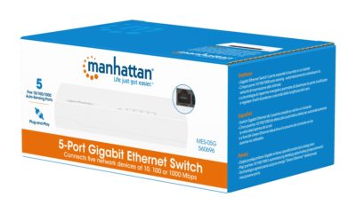 Ethernet Switch Gigabit 5 porte Desktop