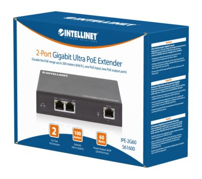 Ultra PoE Extender Gigabit 2 porte
