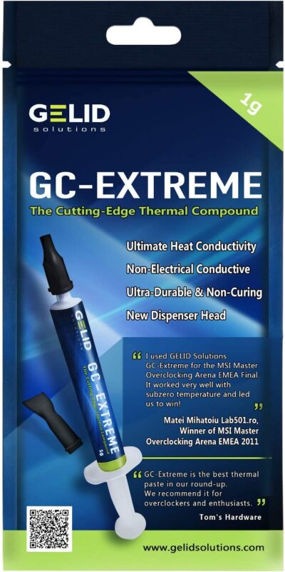 Pasta Termoconduttiva GC-Extreme per Dissipatore di Calore 1g