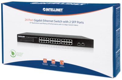 Switch Gigabit Ethernet 24 Porte + 2 Porte SFP