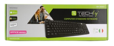 Tastiera USB 105 Tasti Layout Italiano Nero