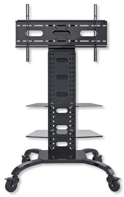 Supporto a Pavimento con 2 Mensole Trolley TV LCD/LED/Plasma 32-70''
