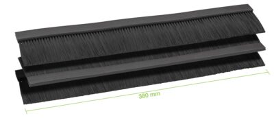 Tre Spazzole Ingresso Cavi per Armadio Rack 380 mm
