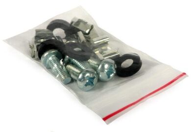 Kit Set 4 Viti 4 Dadi e 4 Rondelle per Montaggio Rack