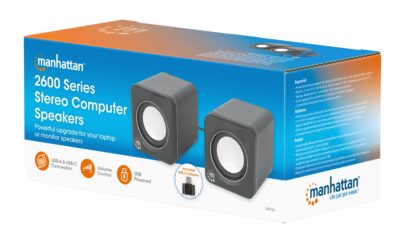 Mini Casse Acustiche per PC e Notebook USB-A USB-C™