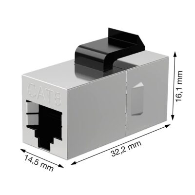 Accoppiatore di Rete Cat.6 F/F Schermato FTP