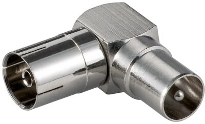 Adattatore Angolare Coassiale Maschio 90° a Femmina
